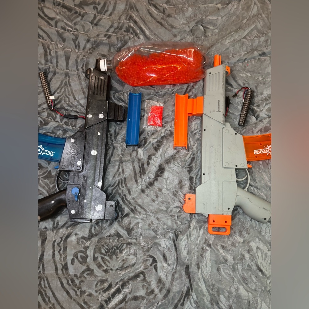 Kids Toy Blaster Set - Black and Gray